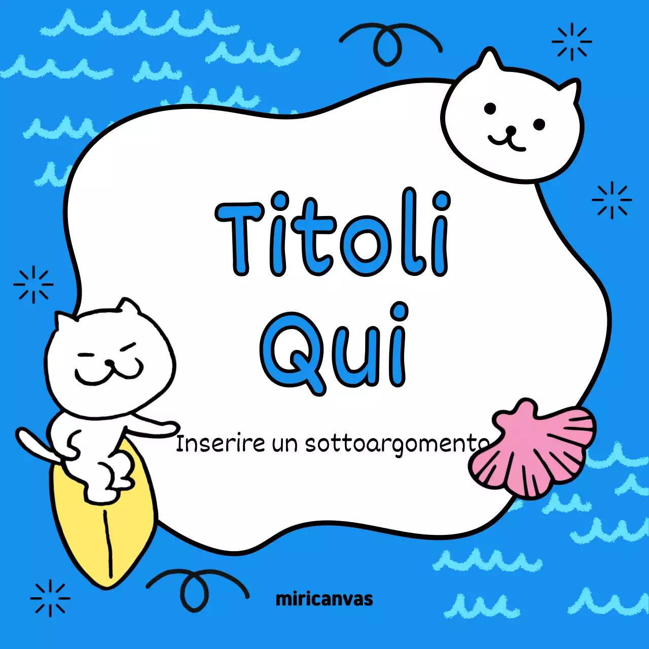 Promuovere gli eventi estivi con il giallo e l'azzurro