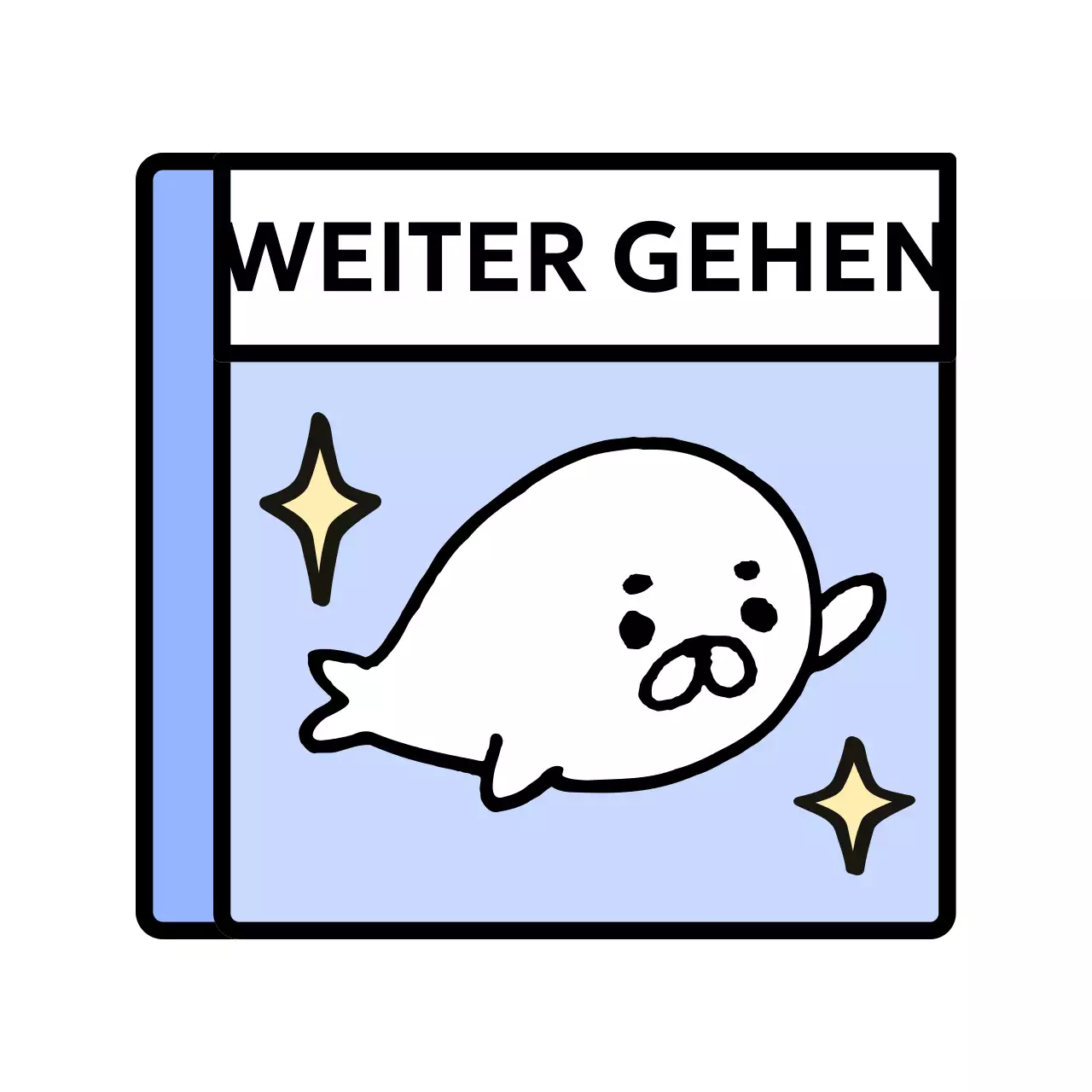 Albumähnliches Design mit niedlichen Tierillustrationen