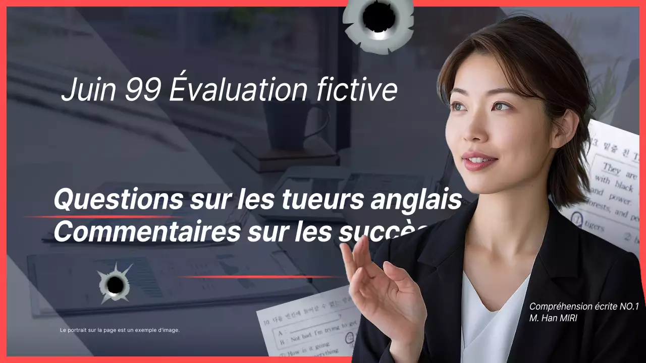 Matériel de formation pour les commentaires de l'examen pratique rouge et blanc à la mode
