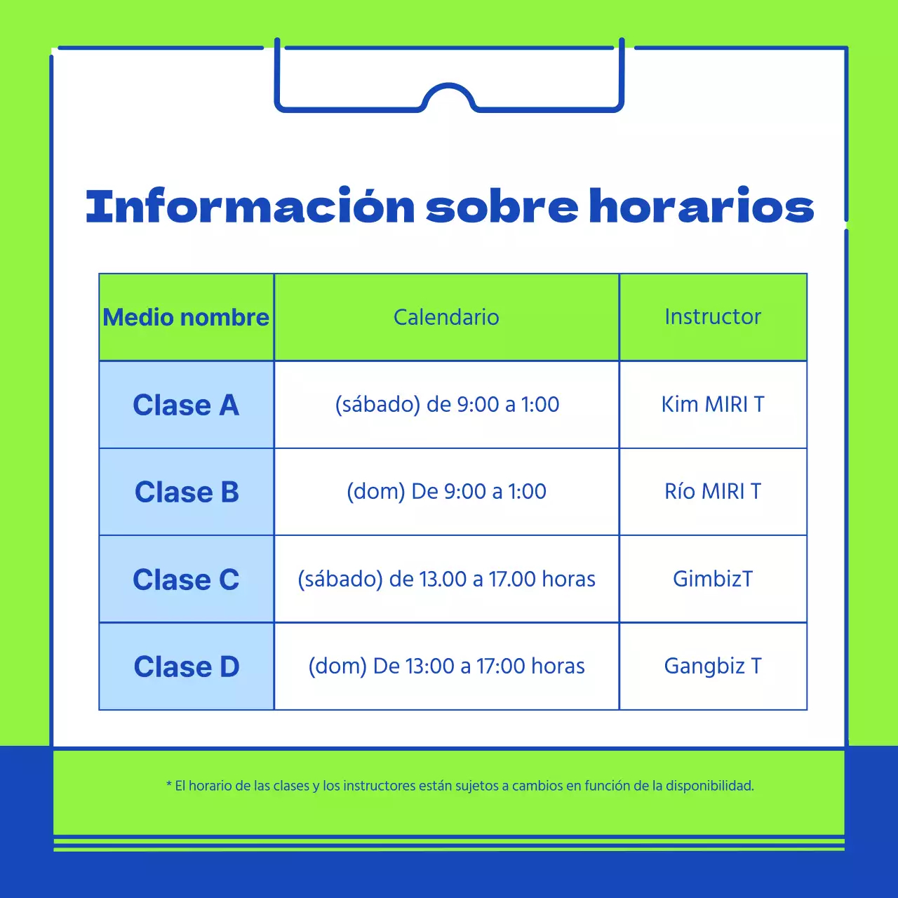 Simples de color azul y fluorescente ensayo de examen de ingreso promoción escolar