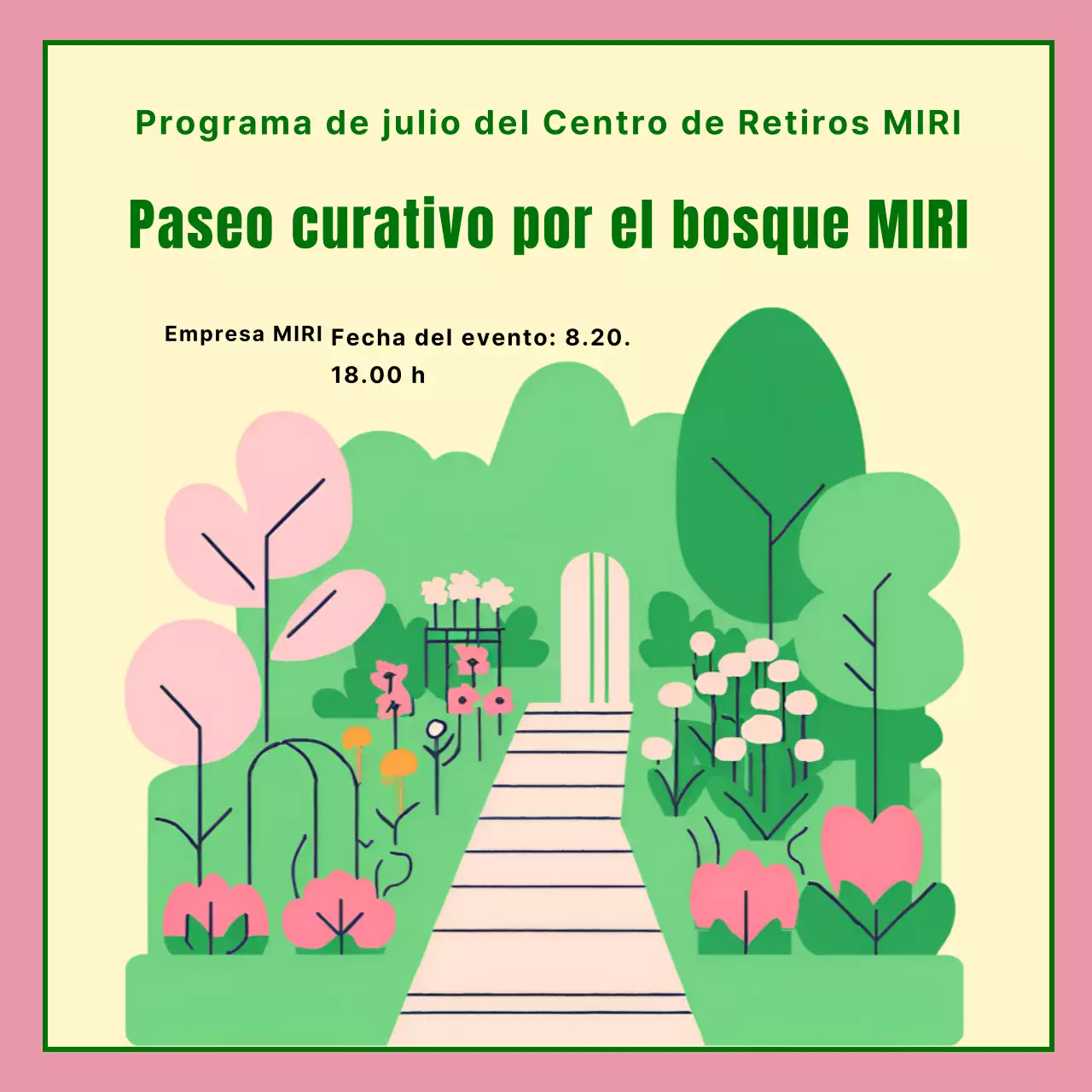 Promover el programa de la marcha rosa