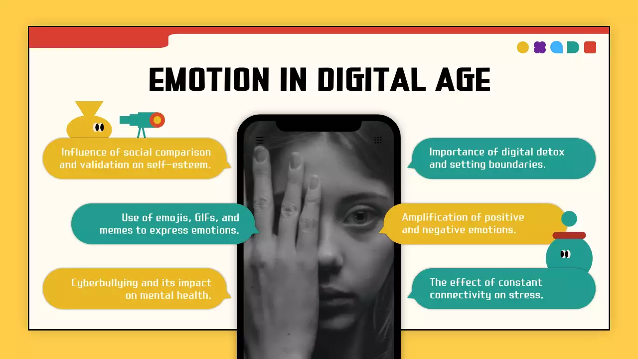 Yellow Abstract Emotions Lecture Presentation