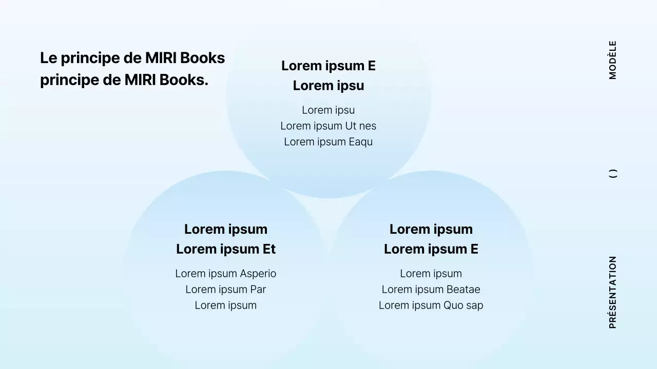 Proposition de livre minimaliste en bleu clair et menthe
