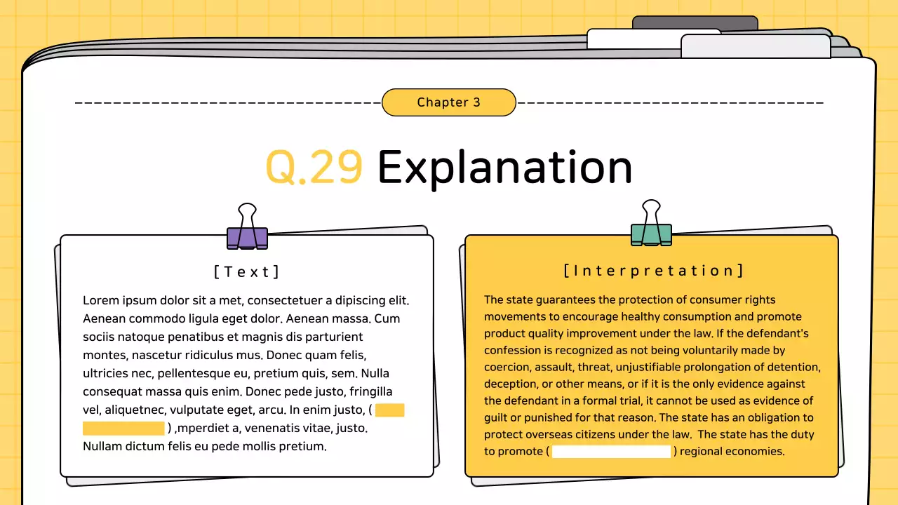 Yellow Modern Academic Template Presentation