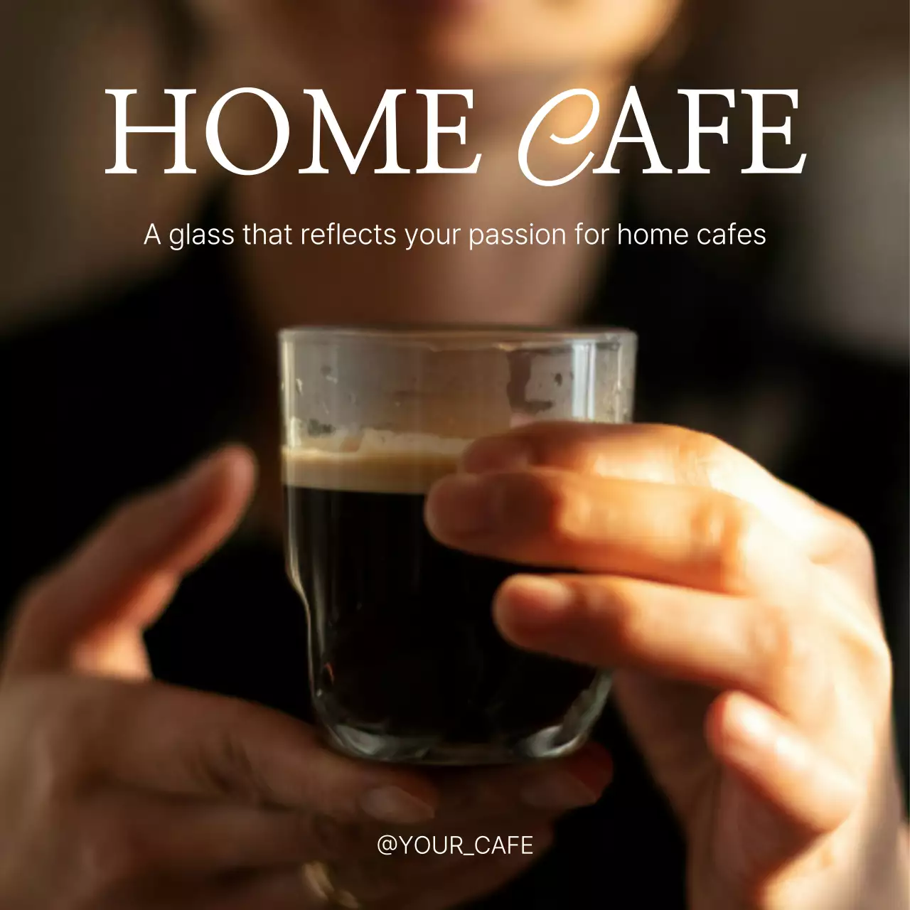 Modern Summer Home Cafe Coffee in Brown and White post