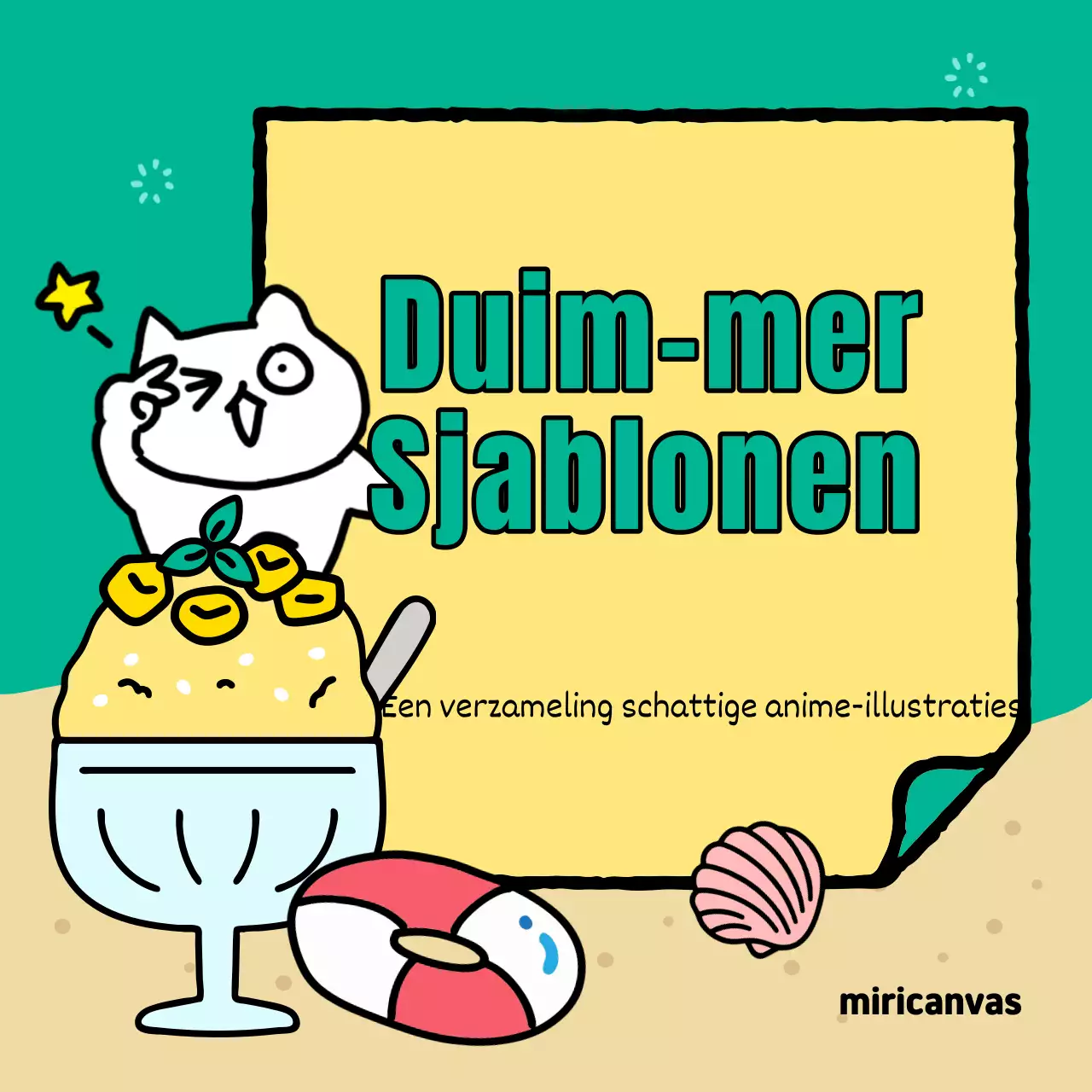 Een leuke verzameling zomertitels in groen en geel