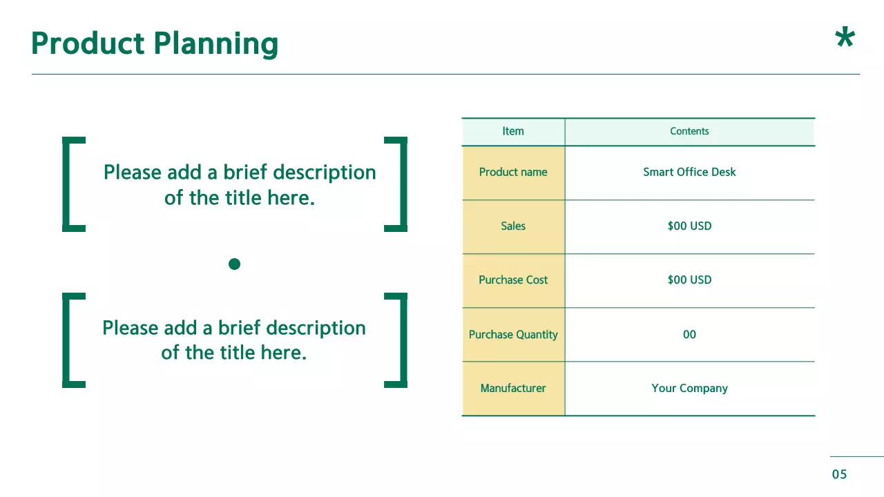 Green Minimal Business Plan Presentation