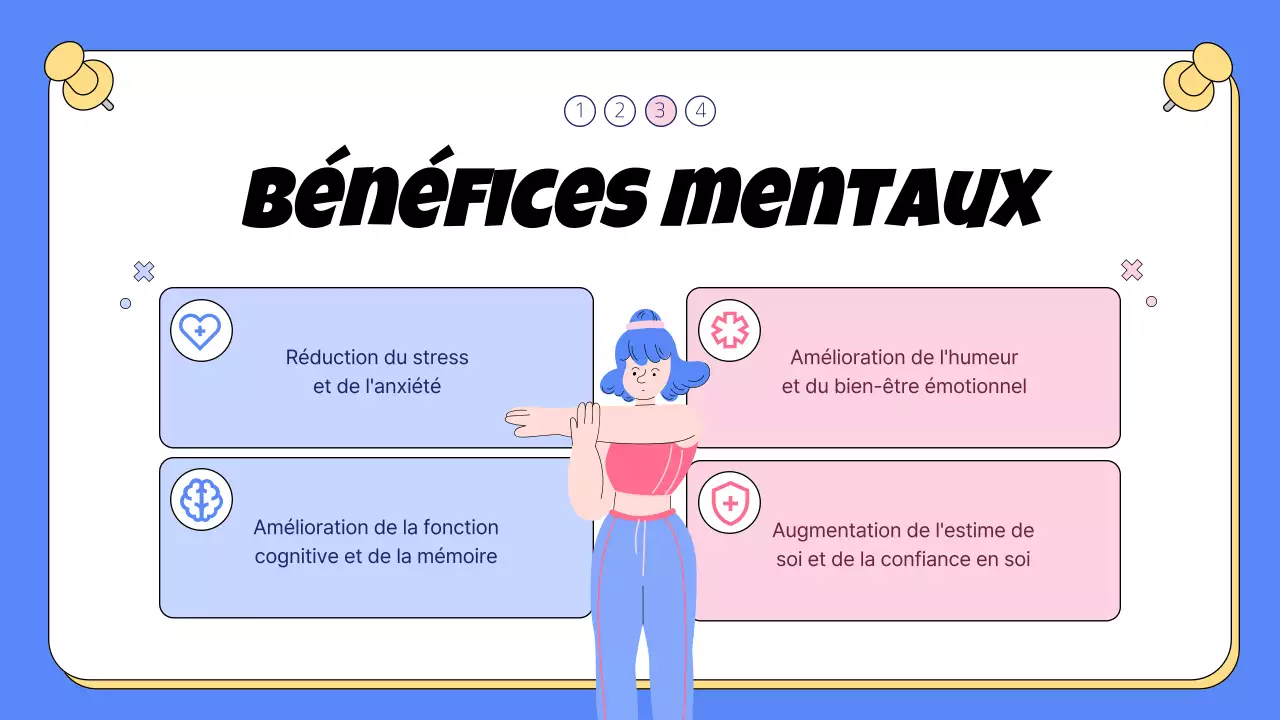 Matériel de sport scolaire bleu et rose très tendance