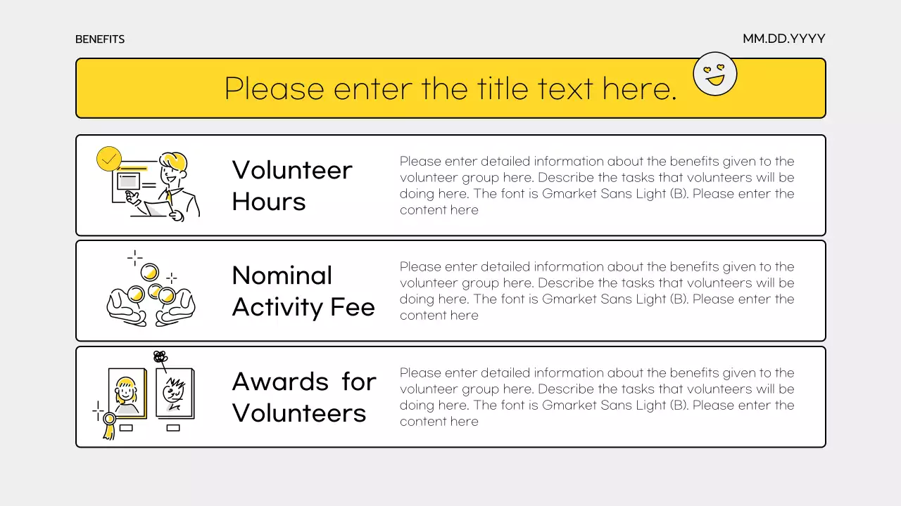 Simple yellow and gray corps training materials