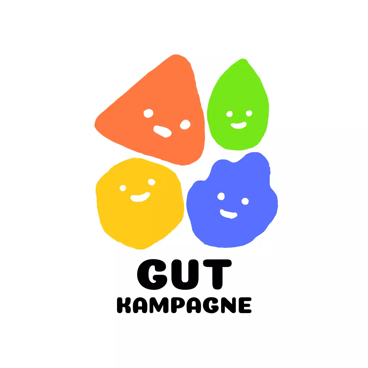 Kampagnen-Souvenirs mit bunten Formen