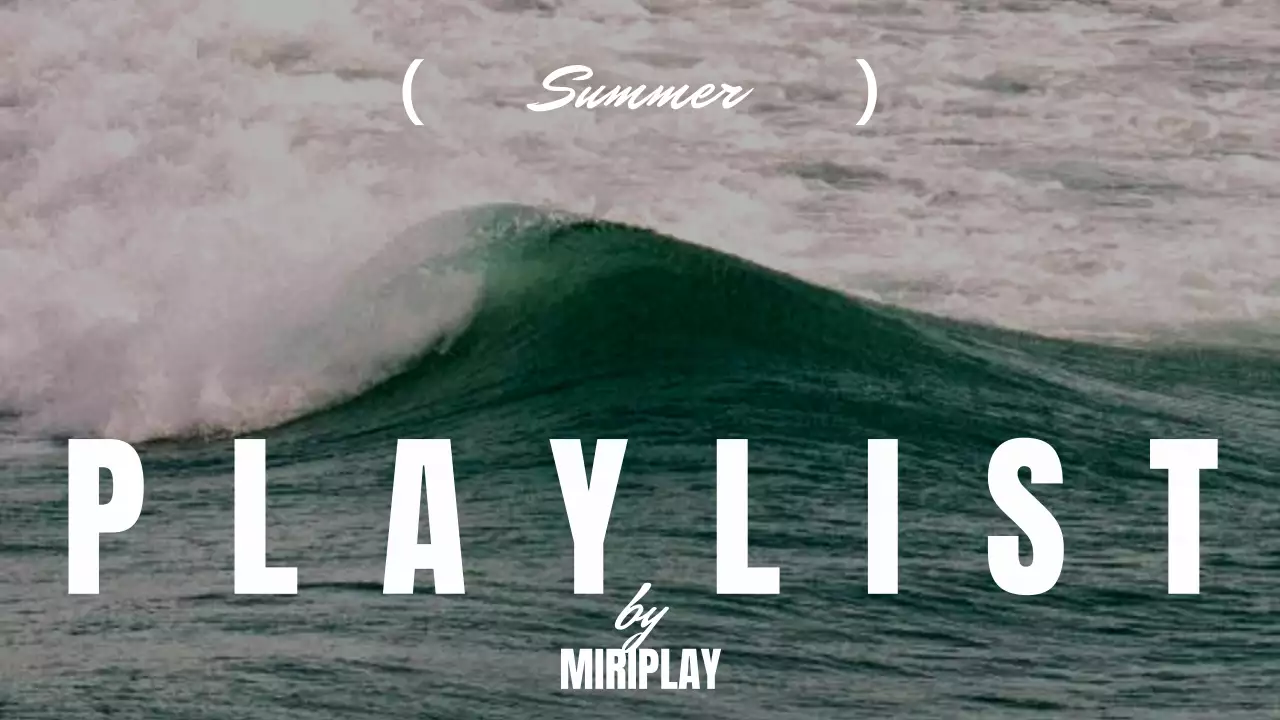 Green Simple Summer Playlist YouTube Thumbnail