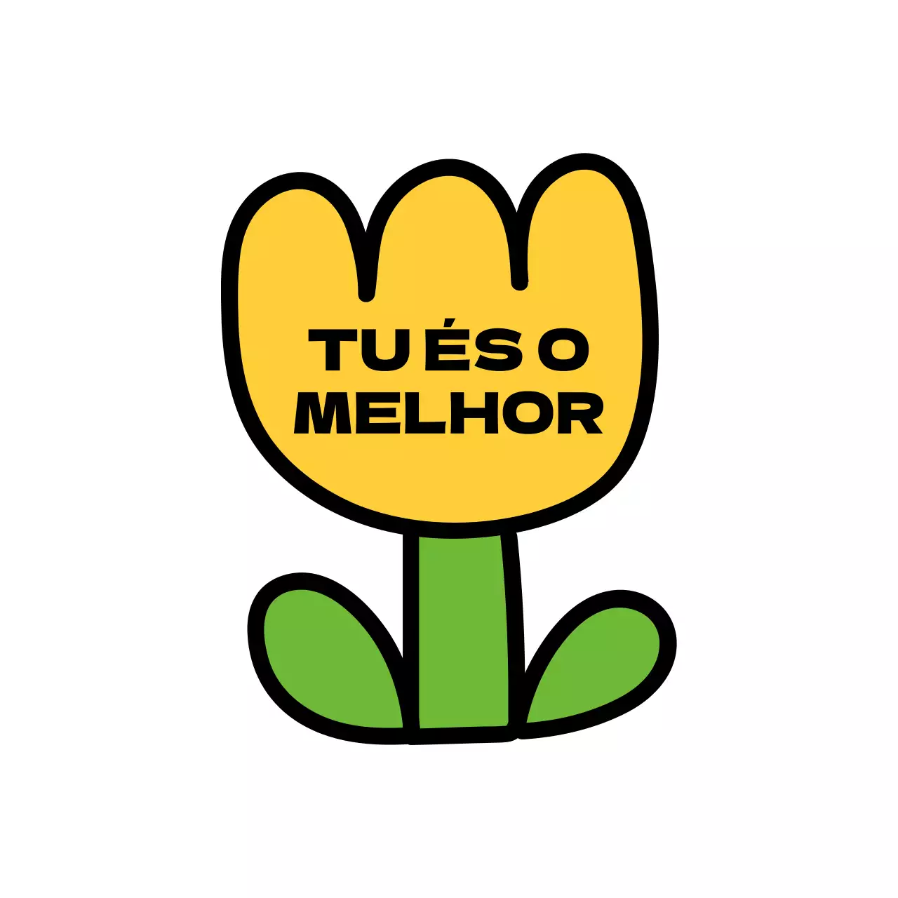 Mercadoria personalizada e gira com ilustrações florais e dizeres