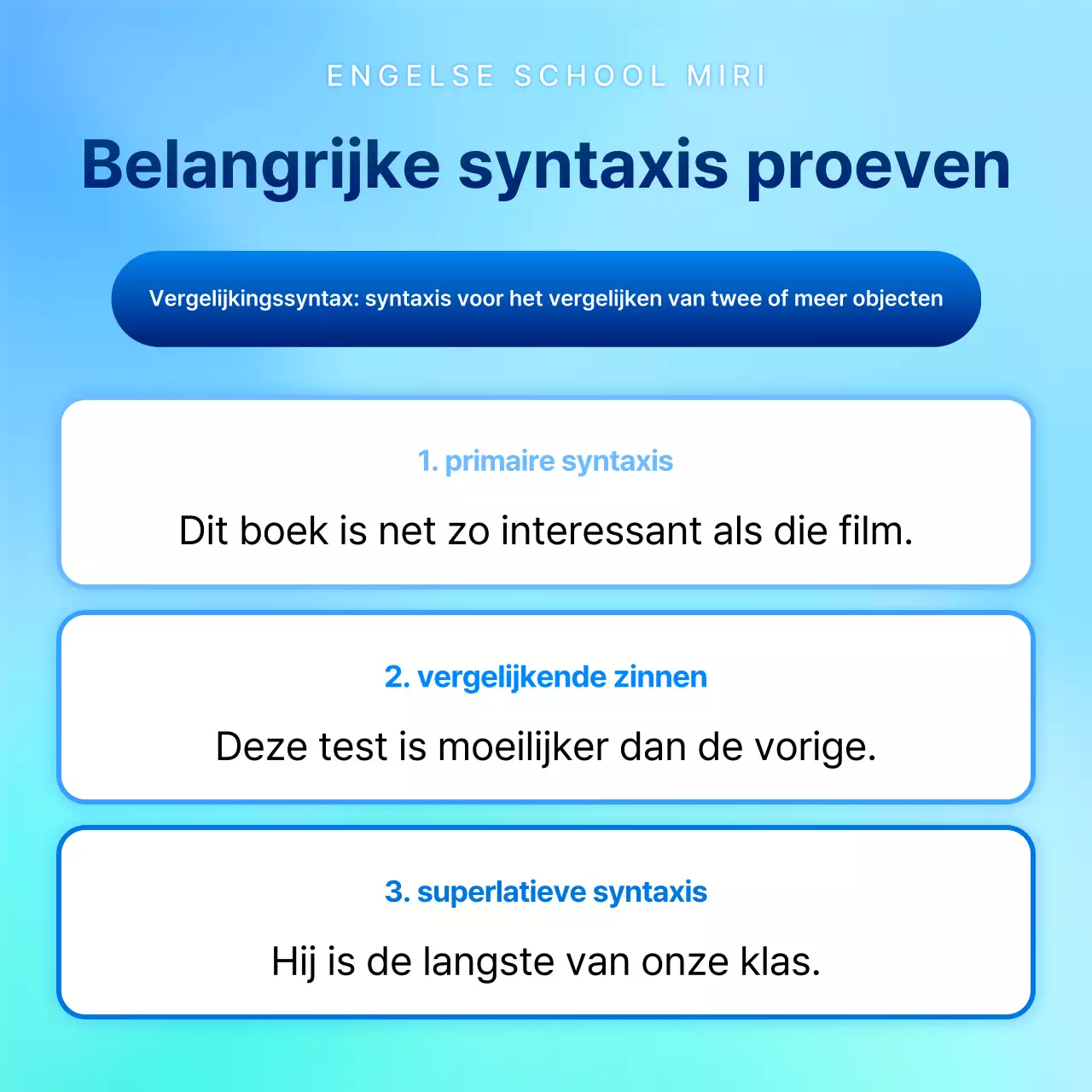 Blauw en mint accent stijl om TOEIC zomer speciale lezingen te promoten