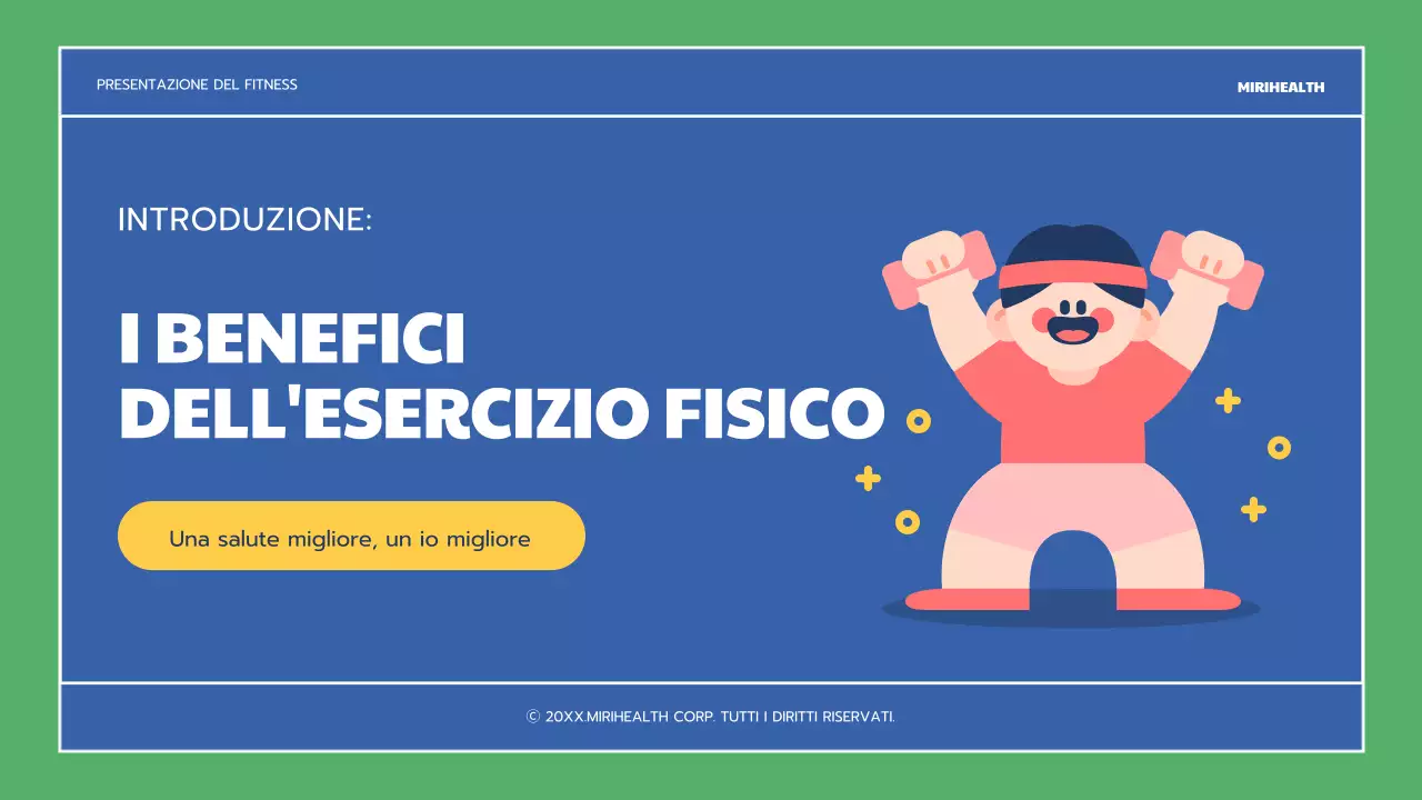 I benefici dell'esercizio fisico blu e verde Risorse educative