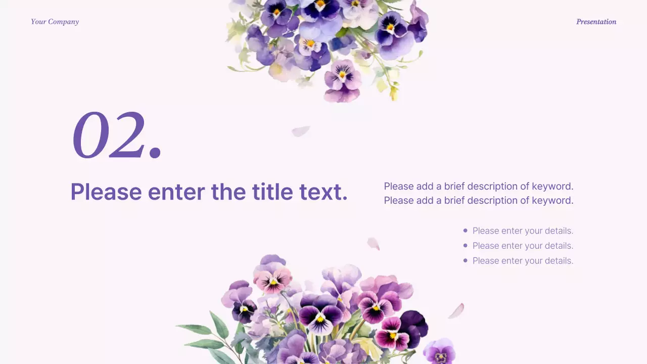 Purple Elegant Brand Presentation