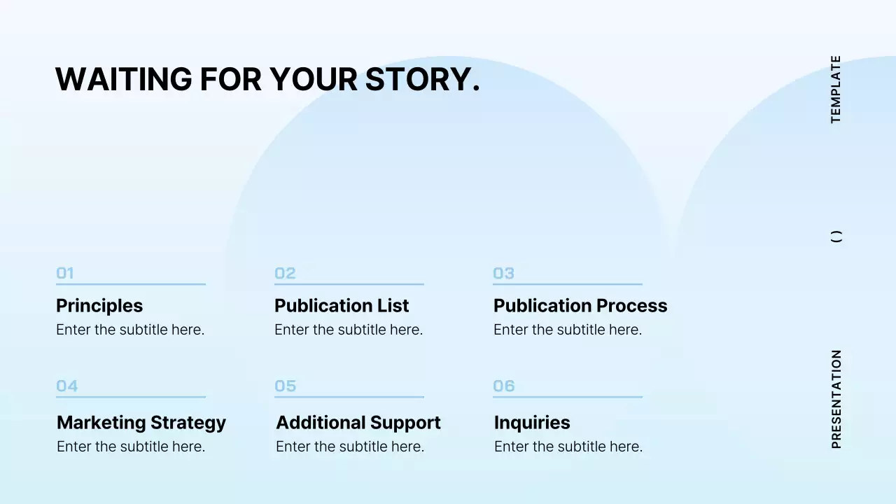 Presentasi Buku Modern Biru