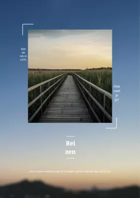 Blauwe en bruine folders met eenvoudige verklaringen over gevoeligheid.