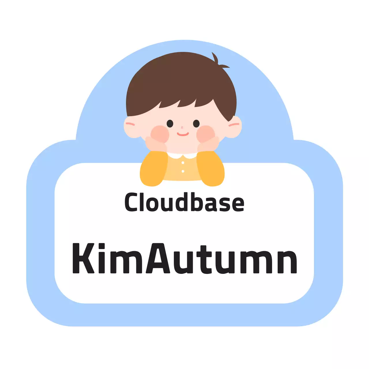 Tag nama prasekolah yang lucu dengan ilustrasi karakter anak-anak