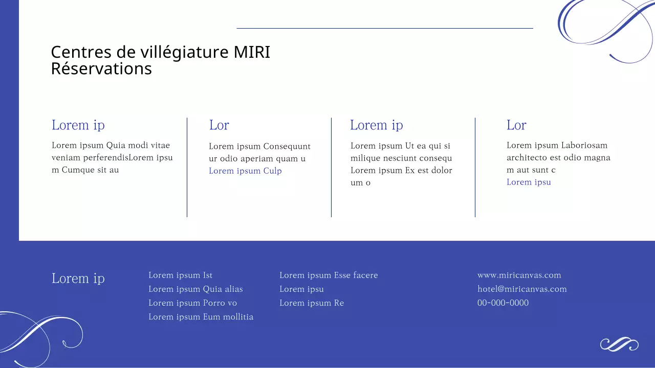 Guide des hôtels de luxe en indigo