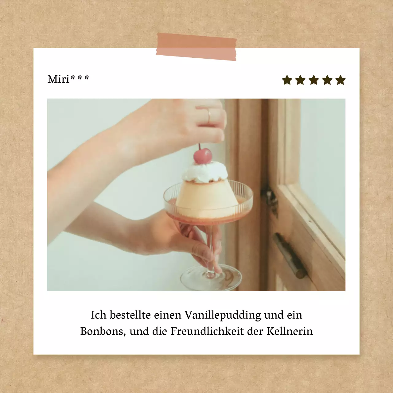 Ein Bericht über ein minimalistisches Sommercafé in Braun und Weiß