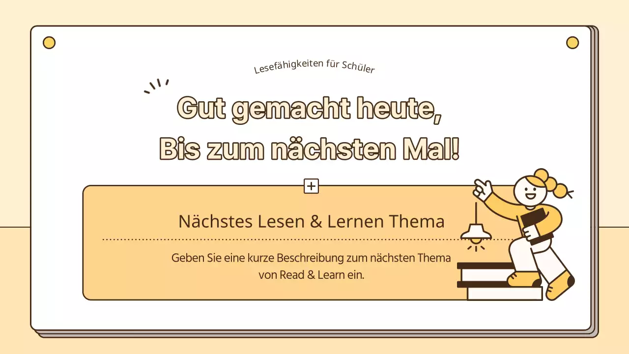 Ressourcen für die Lesekompetenz von Schülern in Gelb und Weiß