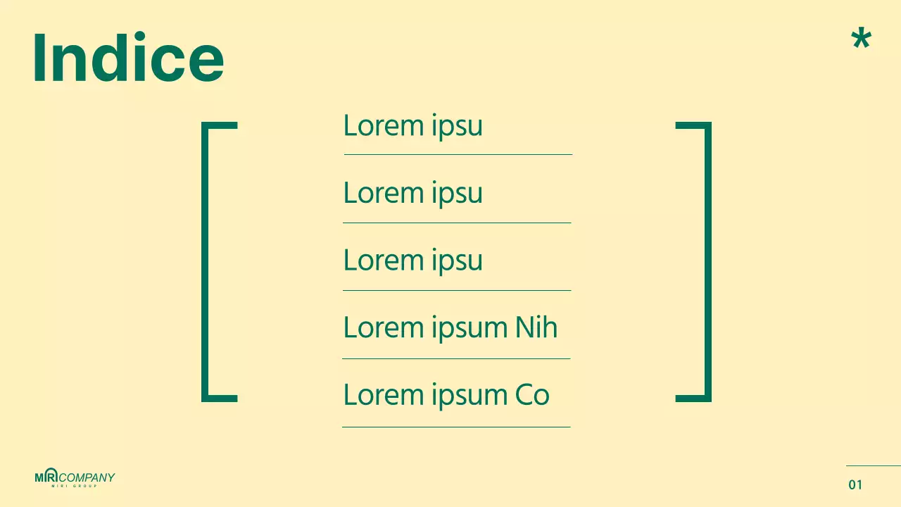 Rapporti sulla pianificazione dei prodotti evidenziati in verde