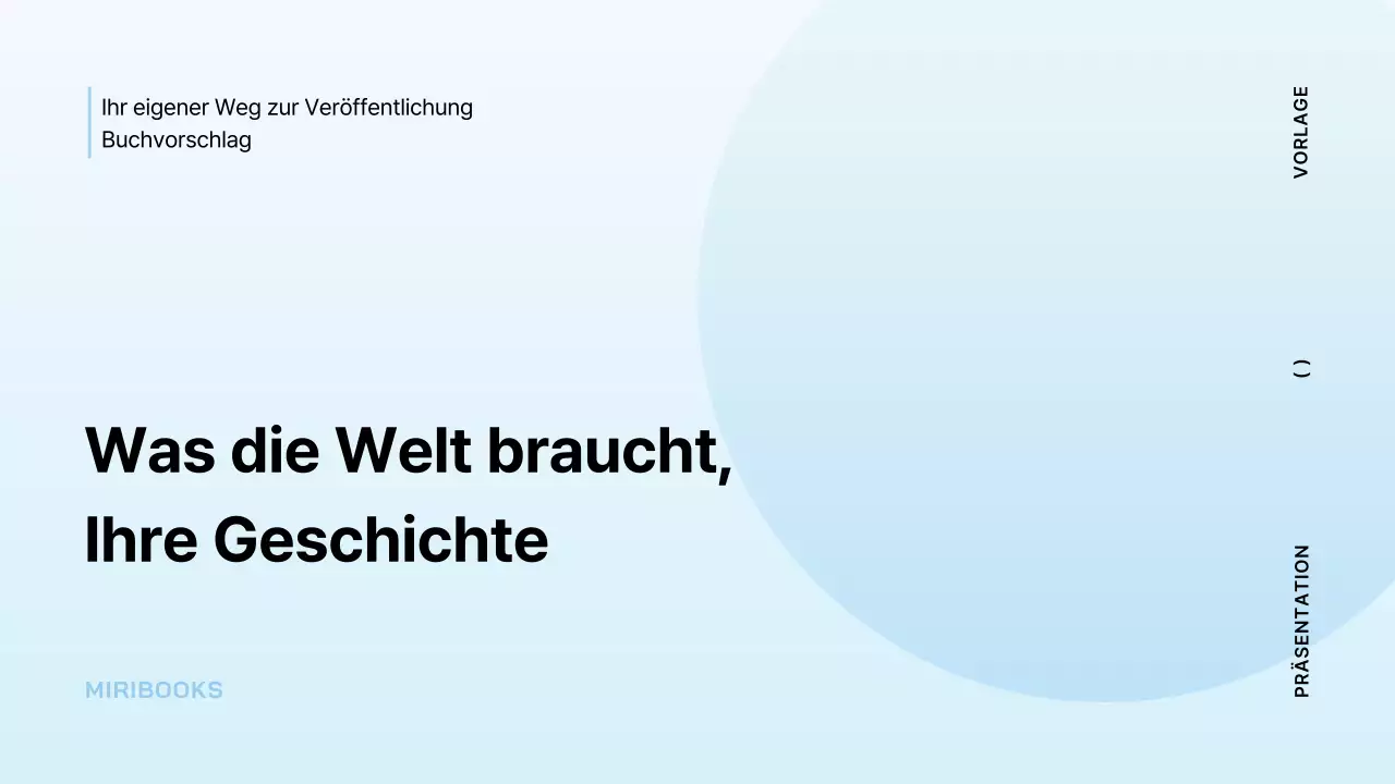 Minimalistischer Buchvorschlag in Hellblau und Minze