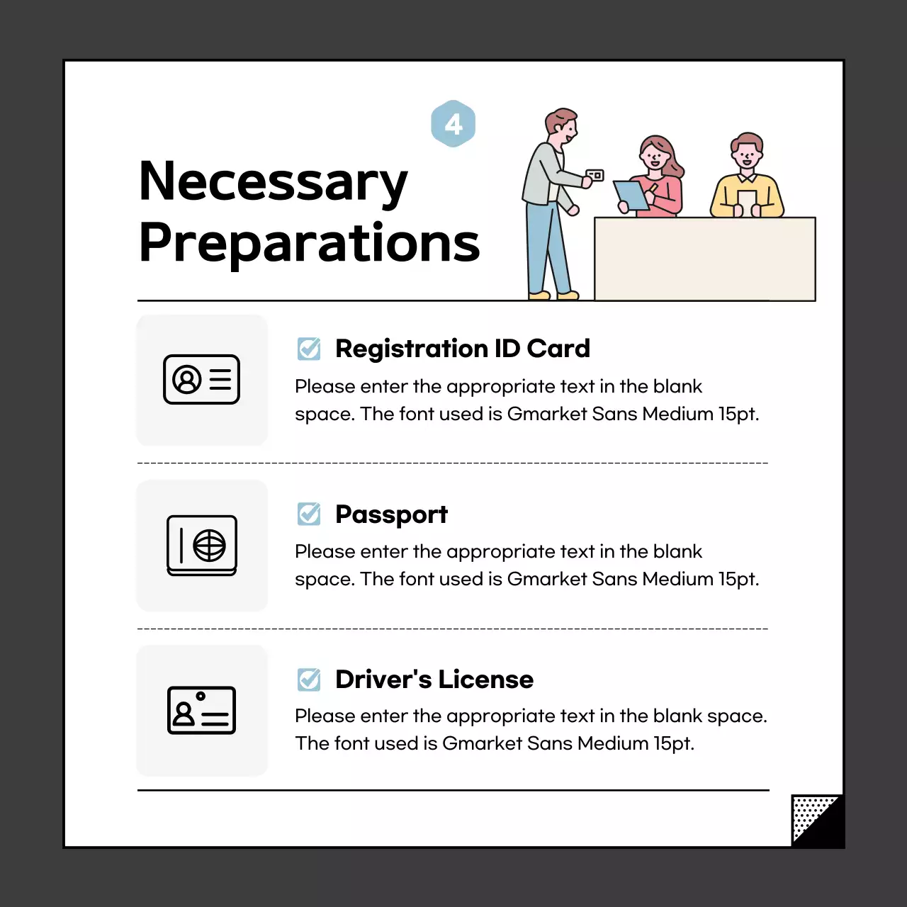 White Minimal Election Promotion Instagram Carousel