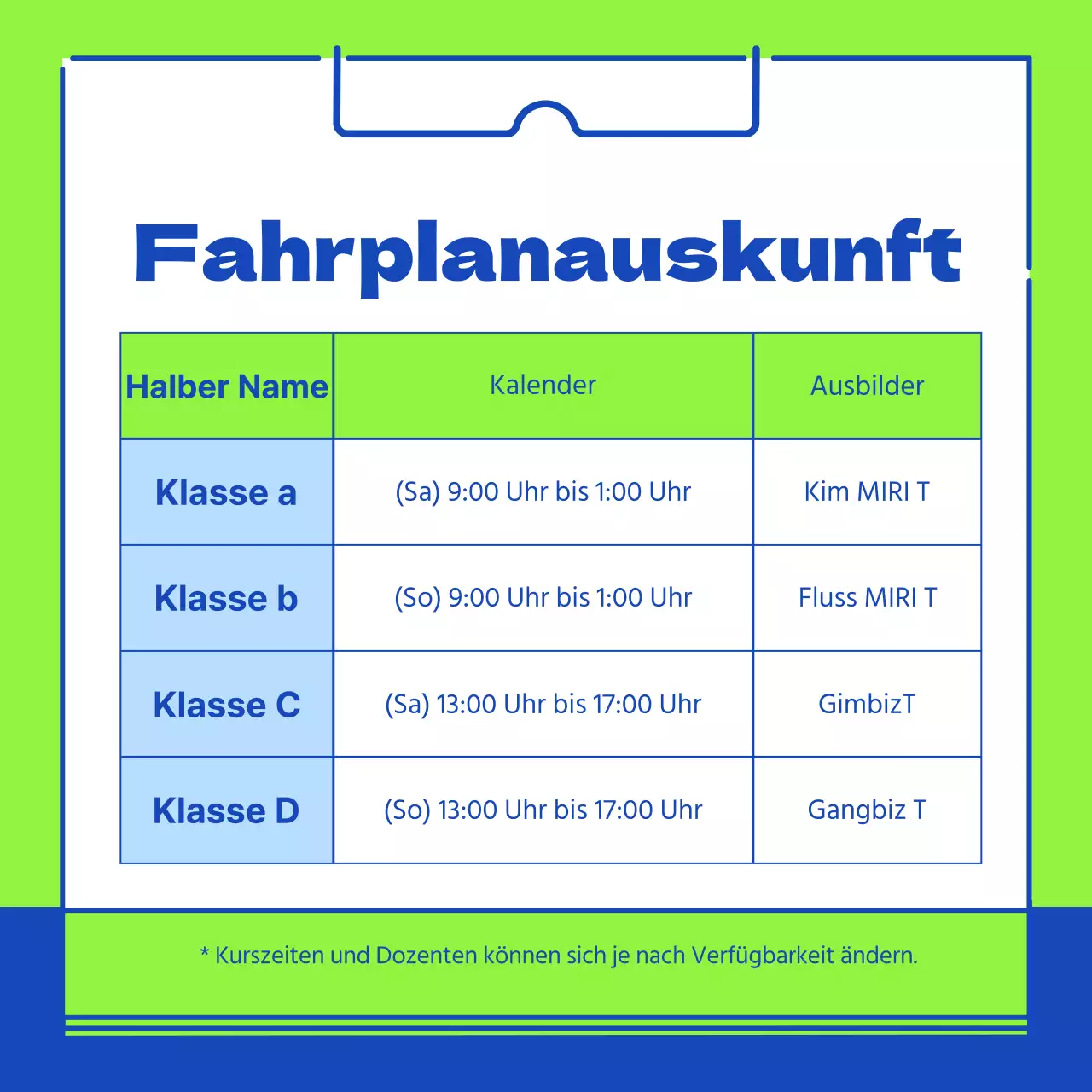 Einfache blaue und fluoreszierende farbige Aufnahmeprüfung Aufsatz Schulförderung