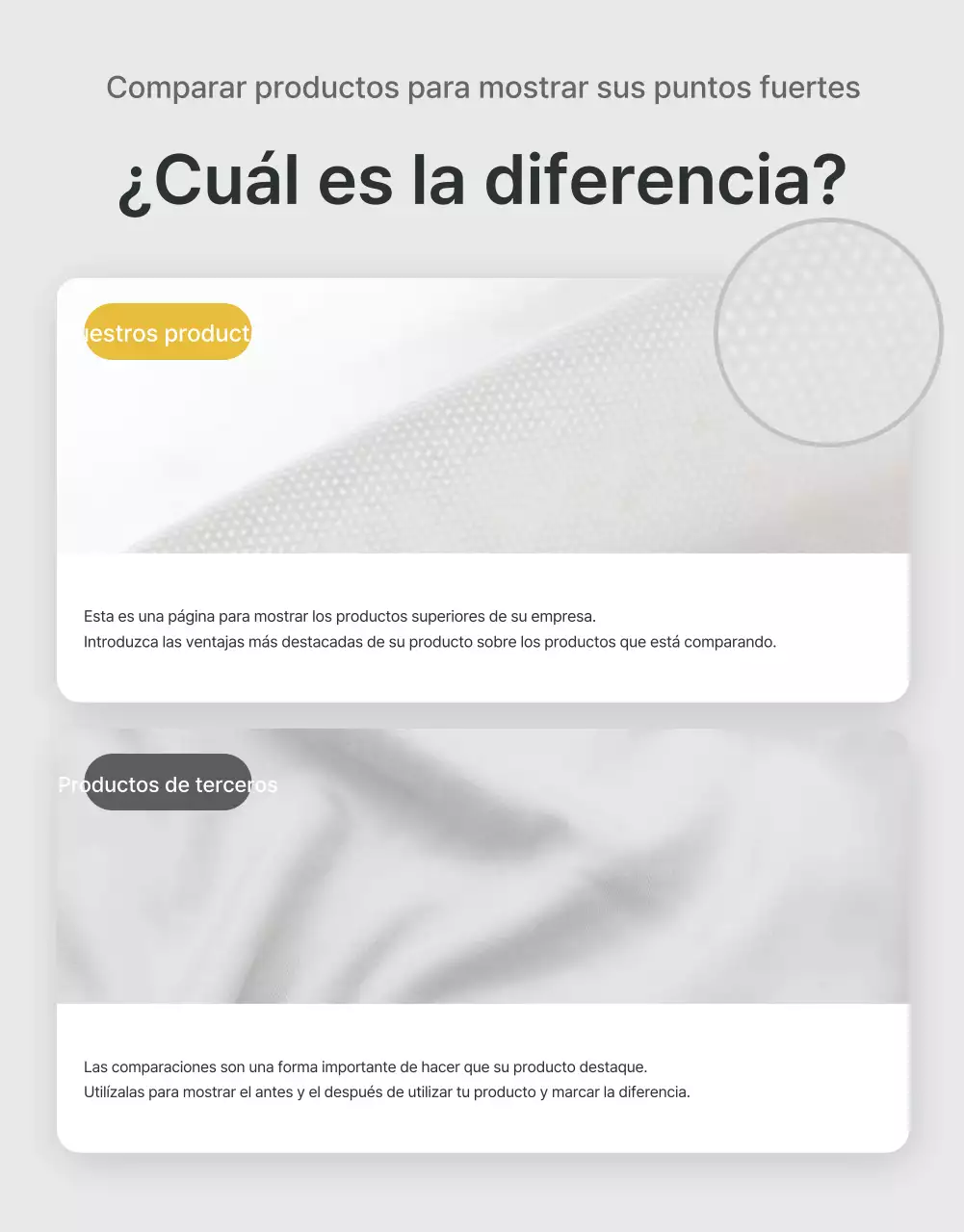 Promover puntos de control en centros comerciales de moda en gris y azul claro