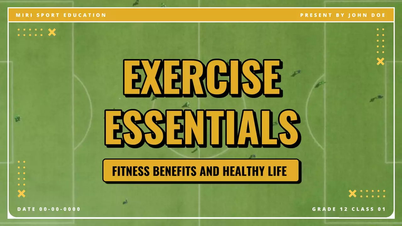 Green Modern Exercise Presentation