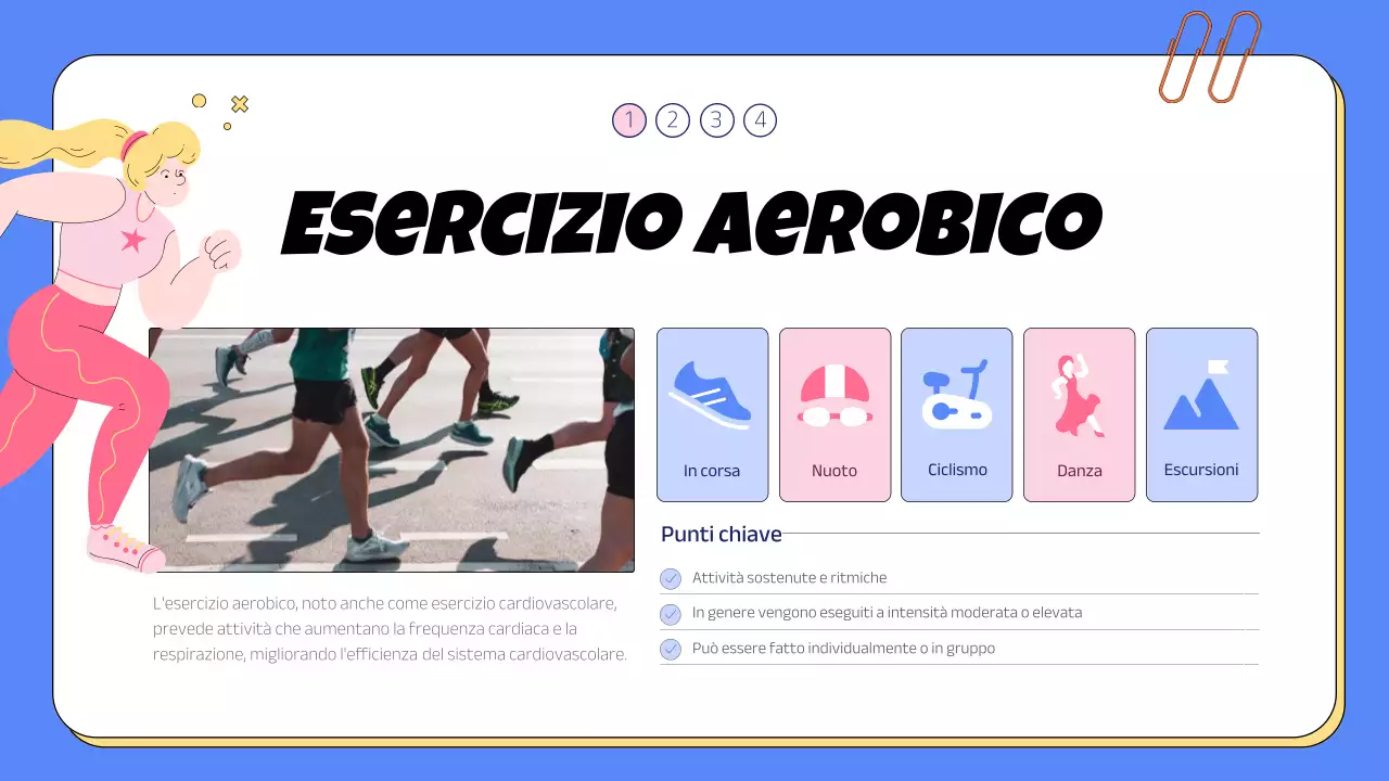 Materiale sportivo di tendenza per la scuola in blu e rosa