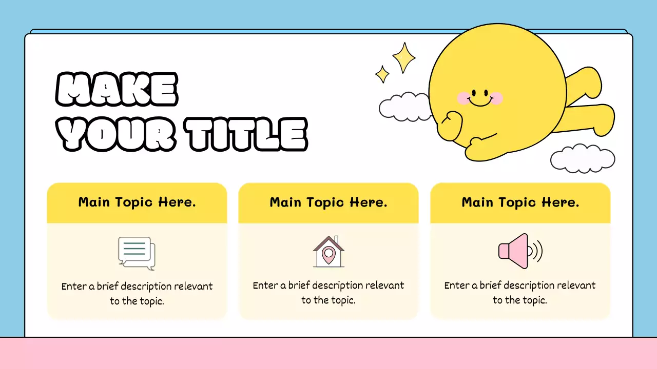 옐로우 심플 교육 수업 프레젠테이션