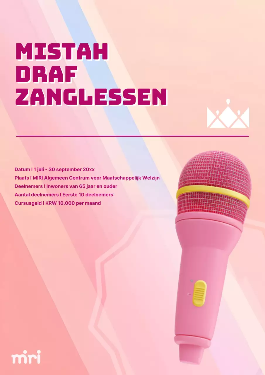 Promoot Pink en Borah's retro senior zangles