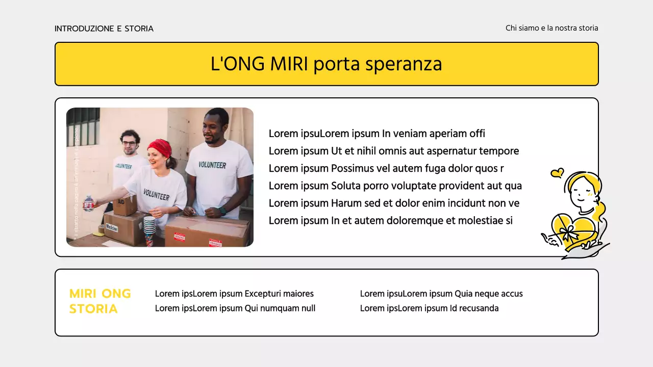 Materiale didattico semplice del corpo giallo e grigio