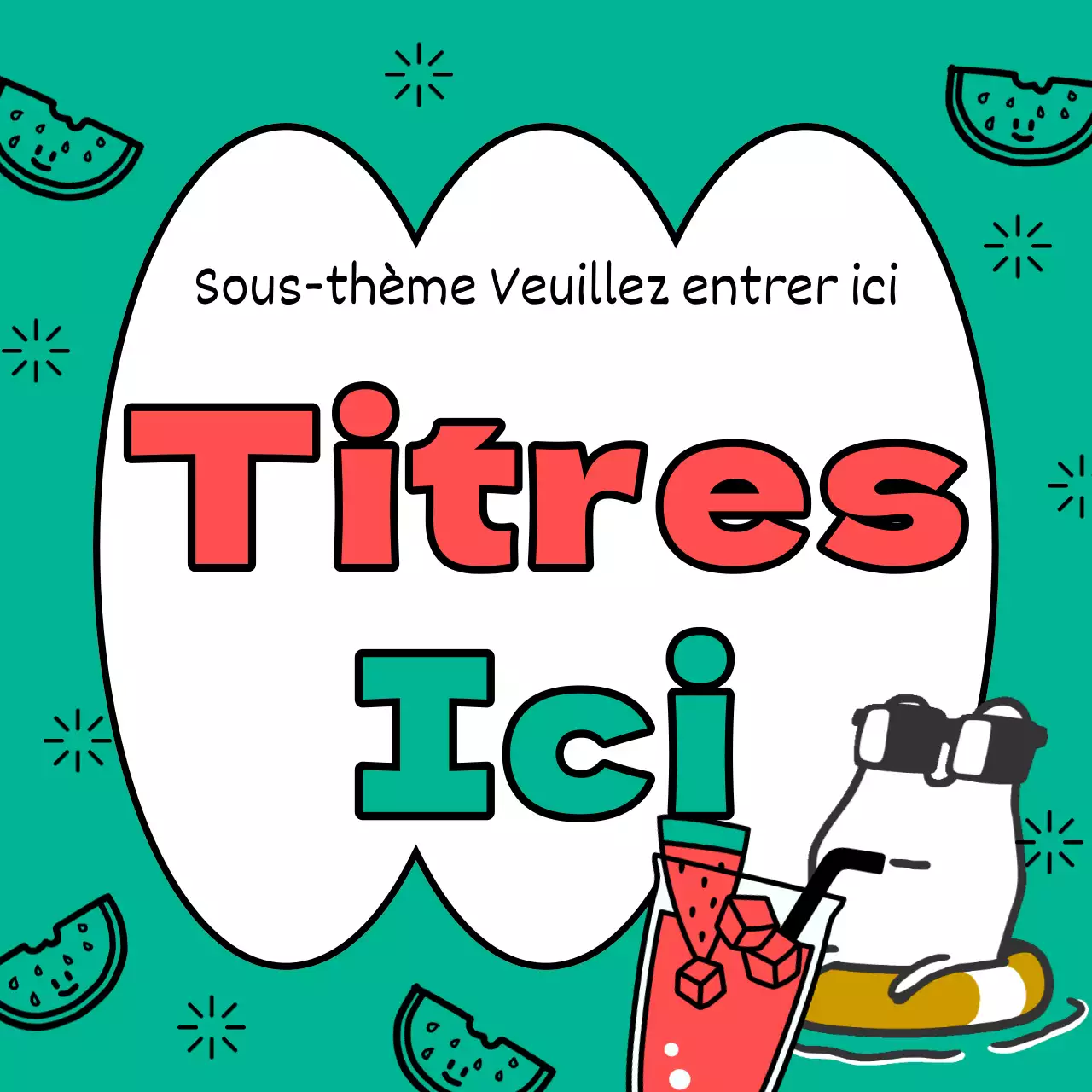 Une jolie collection de titres estivaux en vert et jaune