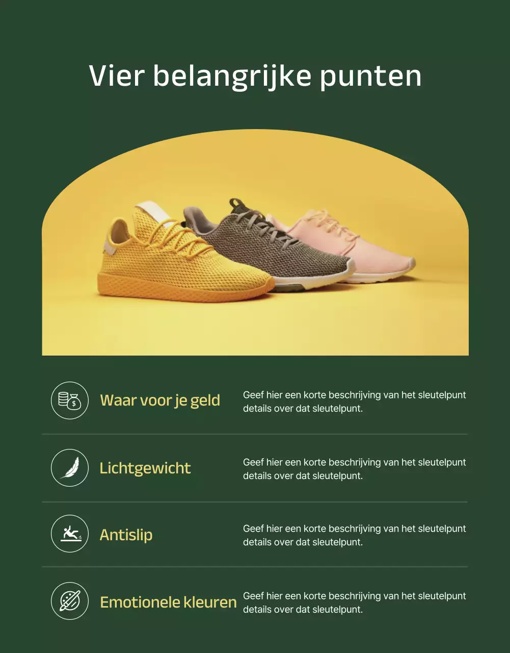 Een overzicht van eenvoudige zomerschoenen in groen en betaalbaar