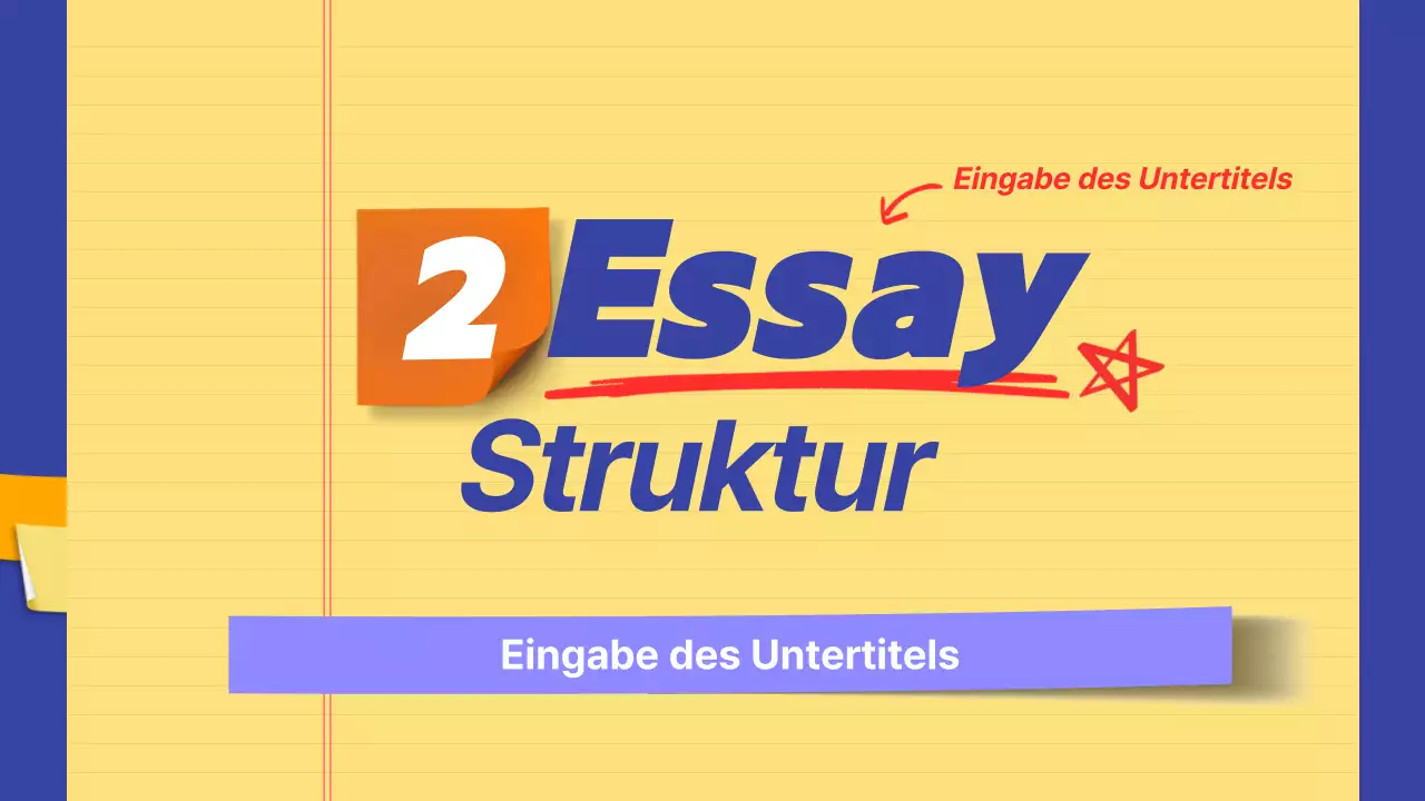 Ankündigungsinformationen in gelb und marineblau hervorgehoben