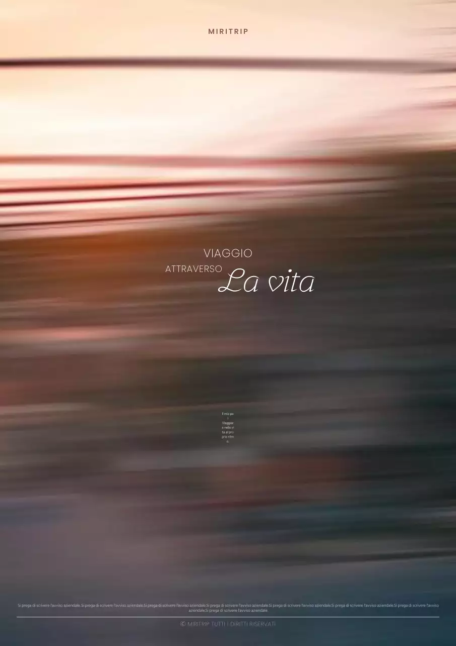 Annunci di viaggio della sensibilità semplice di Brown.