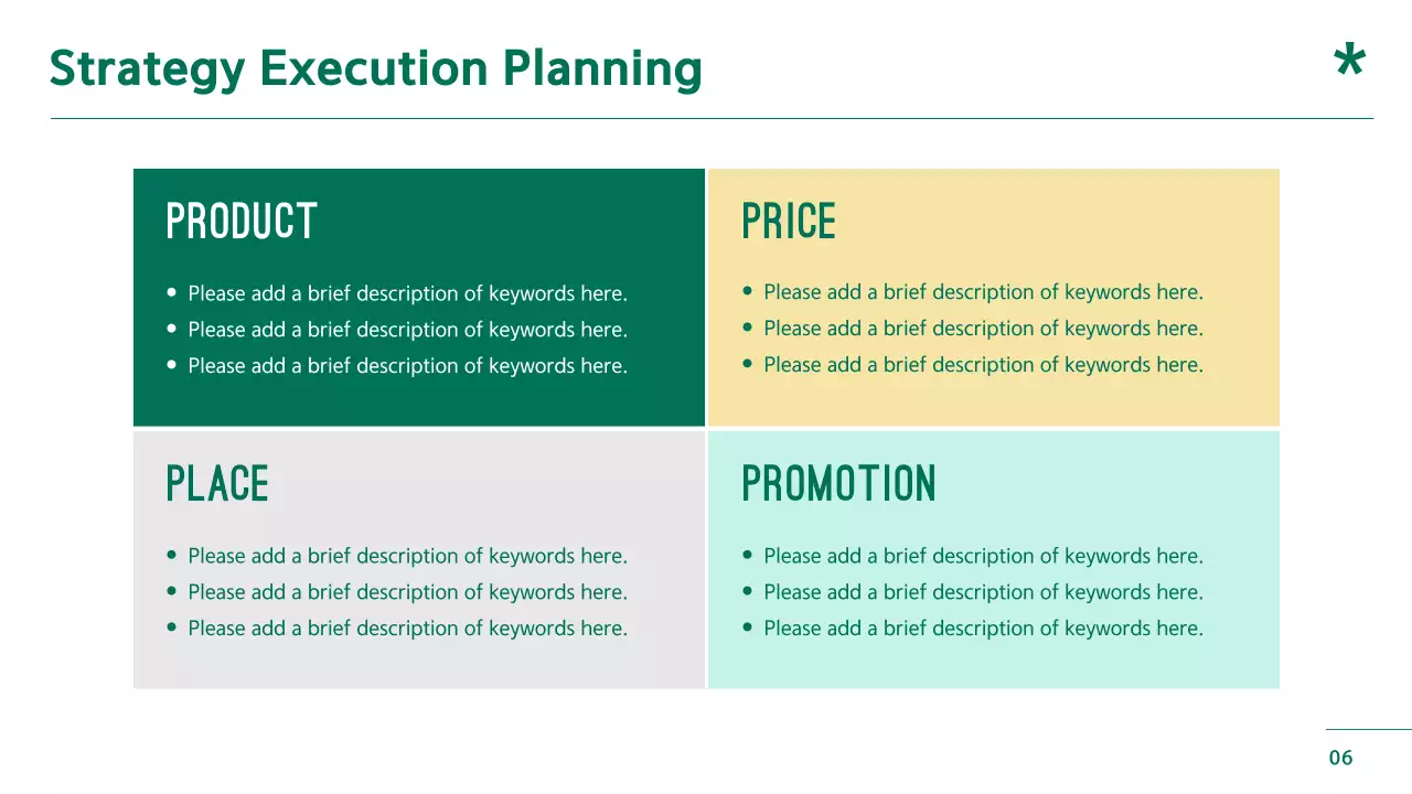 Green Minimal Business Plan Presentation