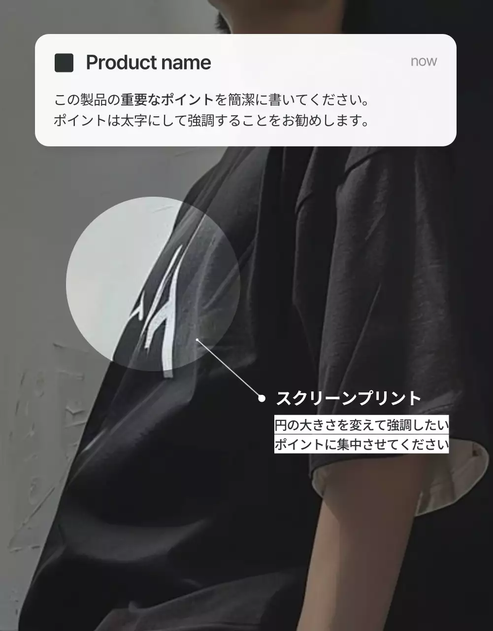 グレーと水色のトレンディなファッションモールで必要な説明とディテールのプロモーション