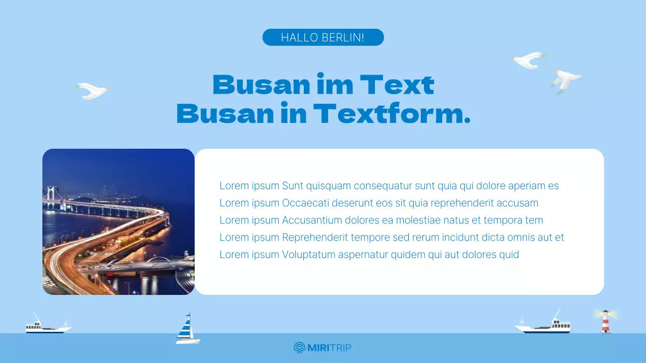 Förderung der hellblauen und beigen Stadtviertel von Busan