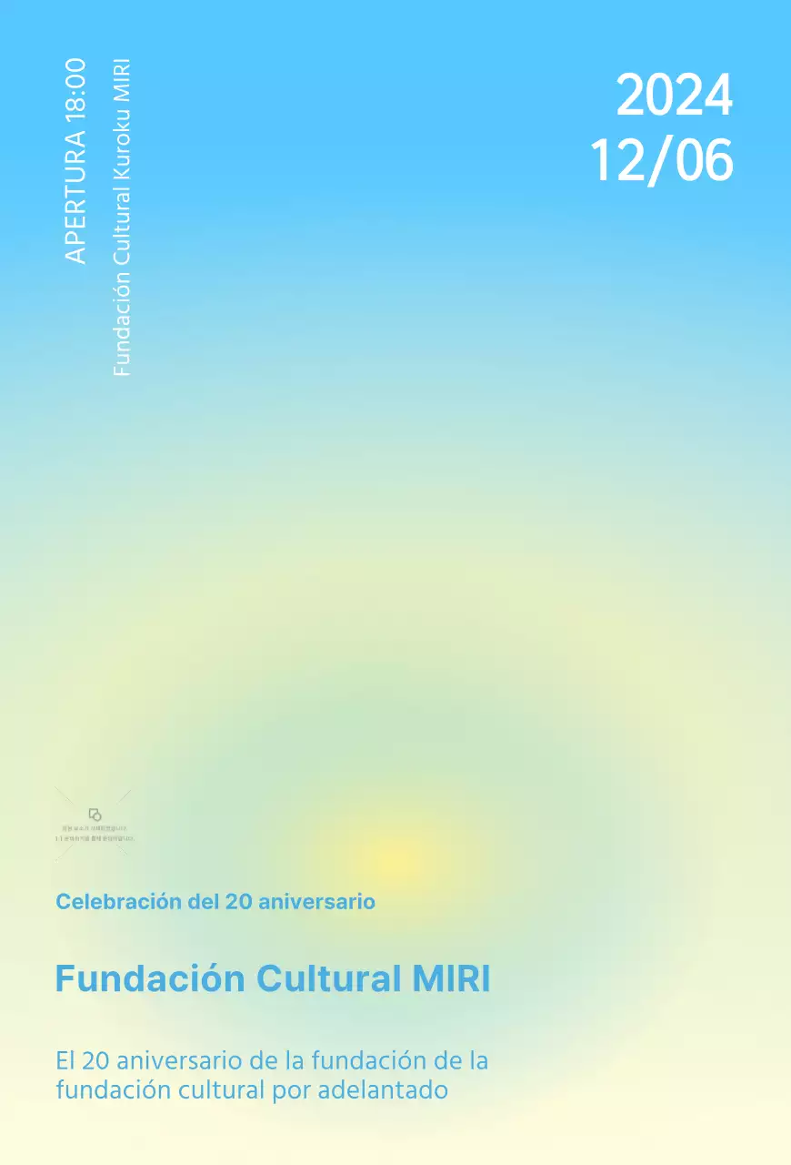 Invitación de ceremonia con fondo pastel