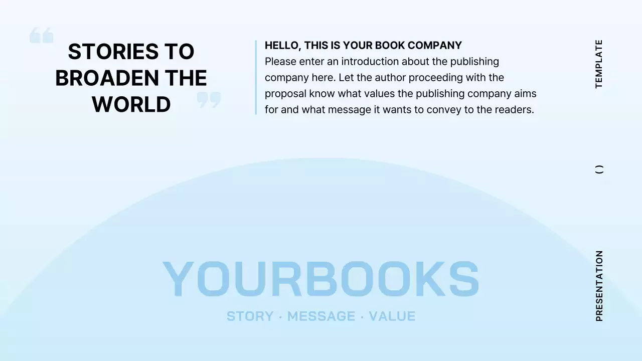 Presentasi Buku Modern Biru