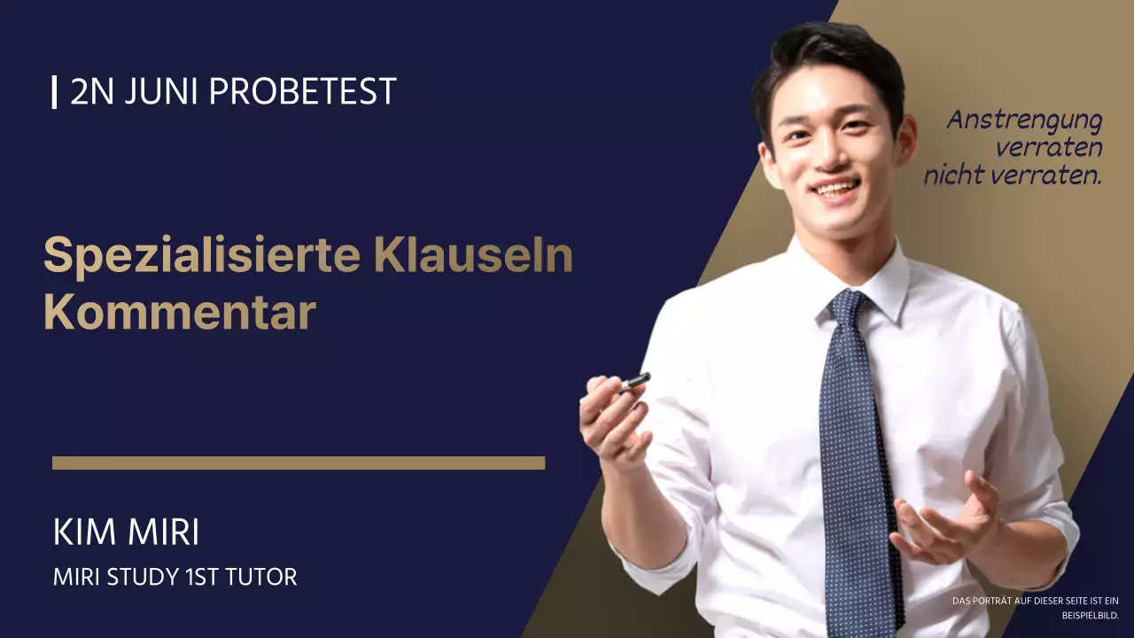 Navy and Gold Advanced Level Practice Test Erläuternde Vorlesungsunterlagen