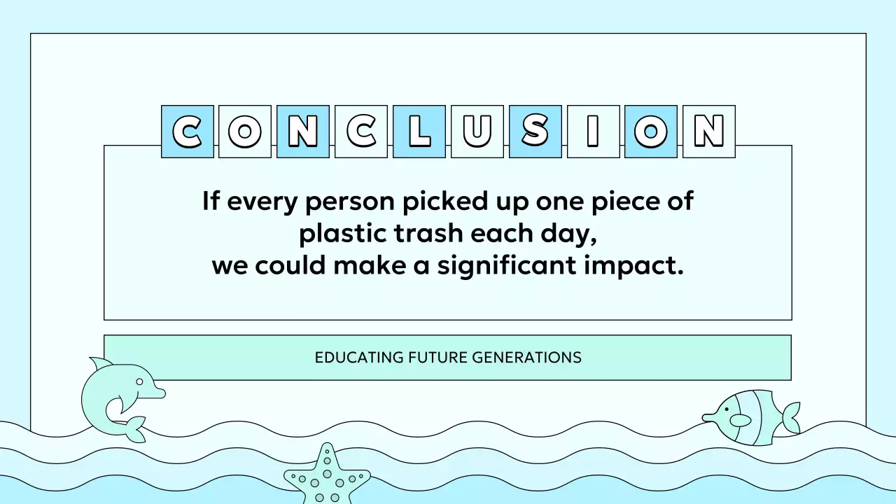 블루 모던 플라스틱 가이드 프레젠테이션