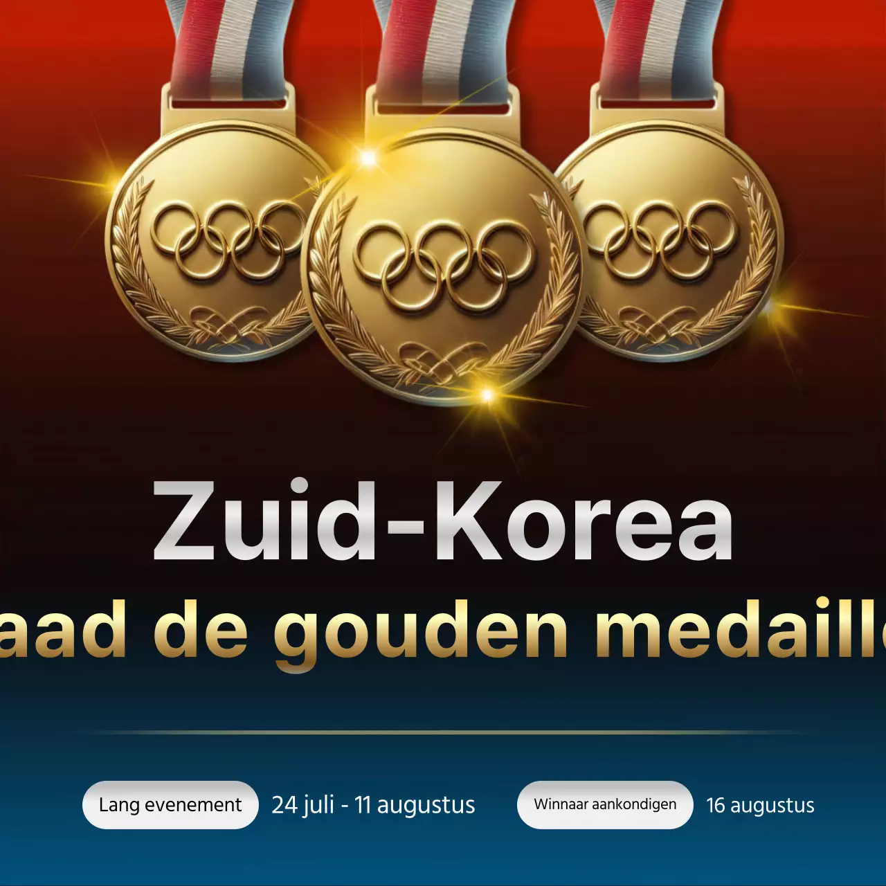 Zilveren en gouden accenten Advertenties voor quiz-evenementen met gouden medaille