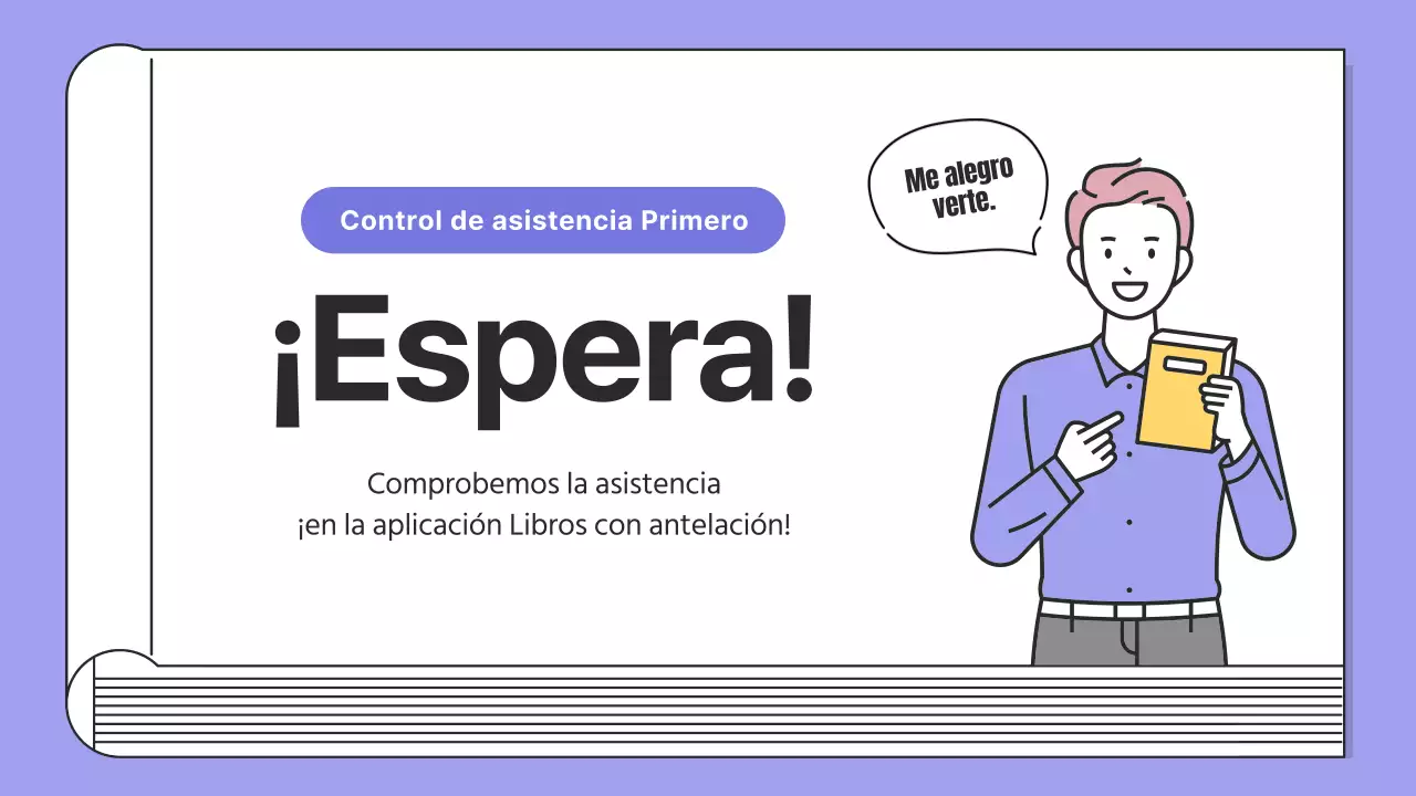 Lecciones sencillas de lectura en morado y negro