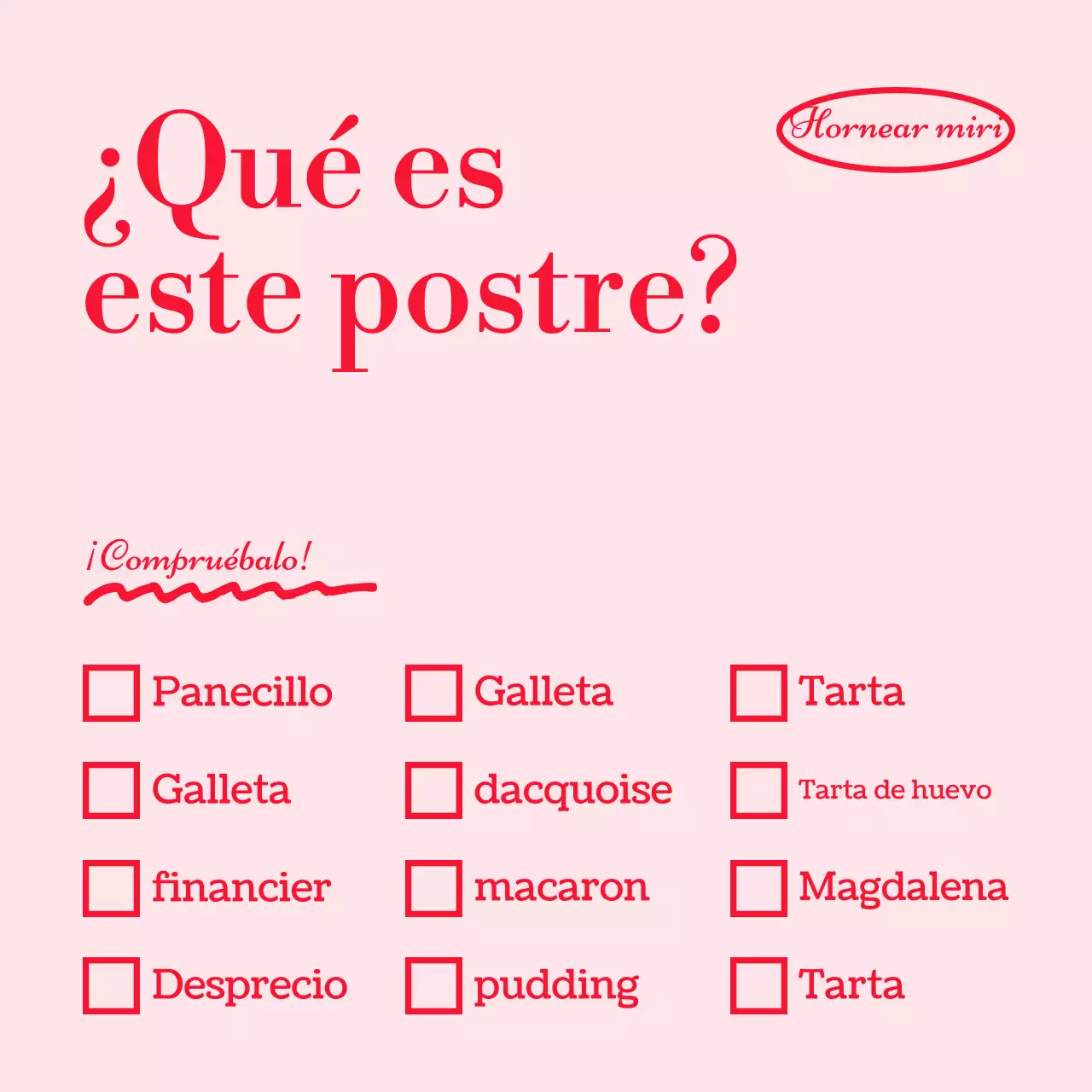 Guía para guardar postres con fondos pastel