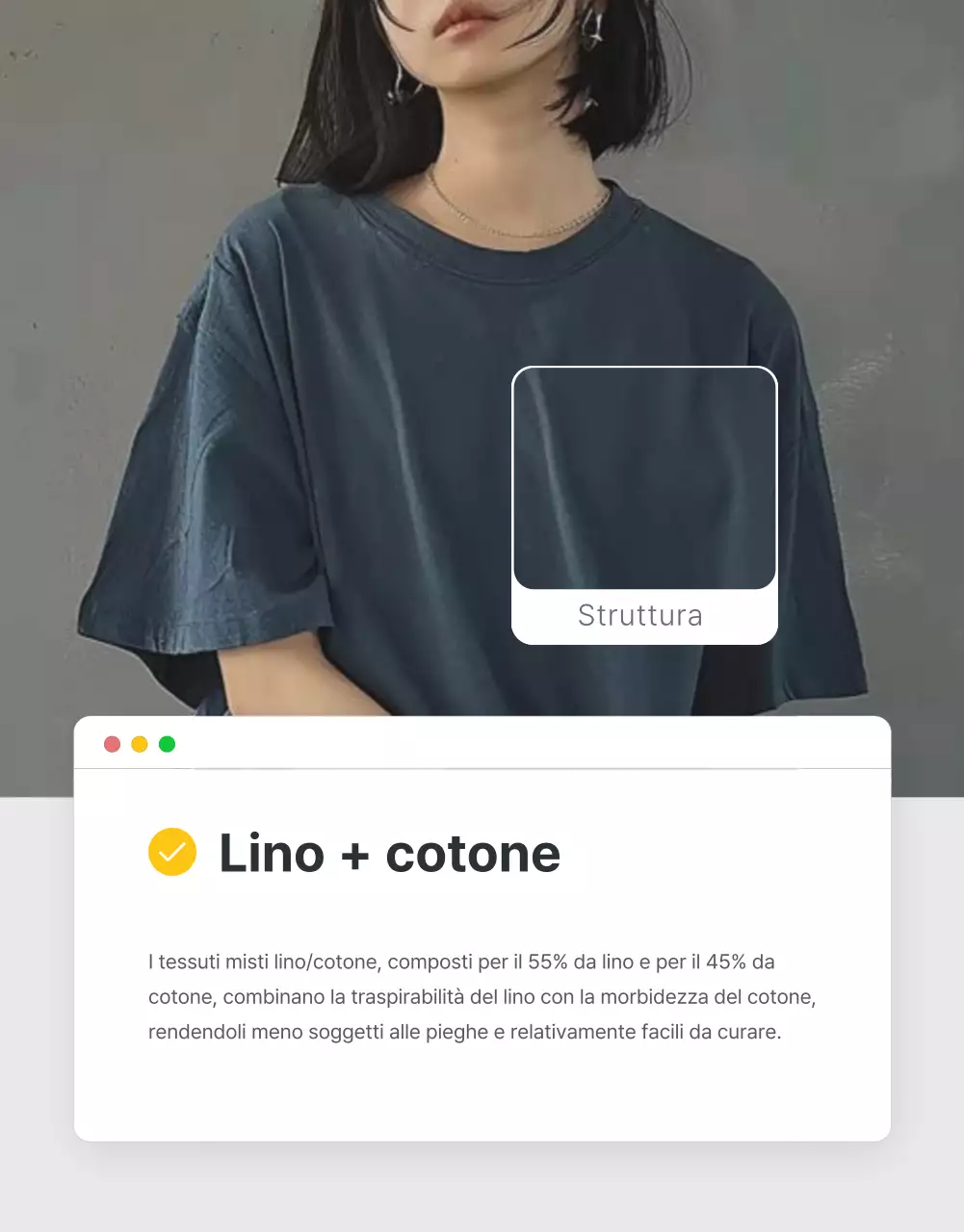 Promuovete un centro commerciale alla moda con Instagram, Mac e iPhone grigi e azzurri.